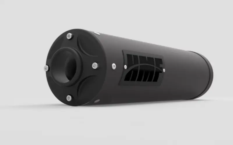 Hmf '16-'18 Yamaha Wolverine Titan-Qs Slip On Exhaust Systems - Blackout 2