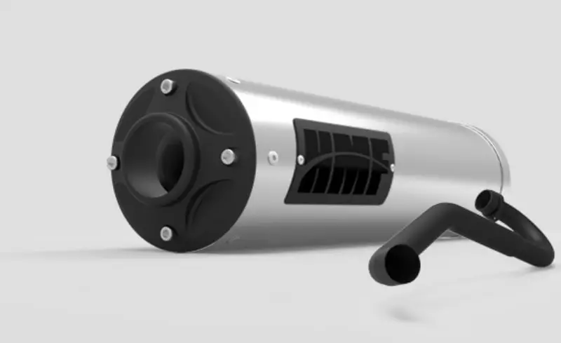 Hmf '16-'18 Yamaha Wolverine Titan-Xl Full Exhaust Systems - Blackout 1