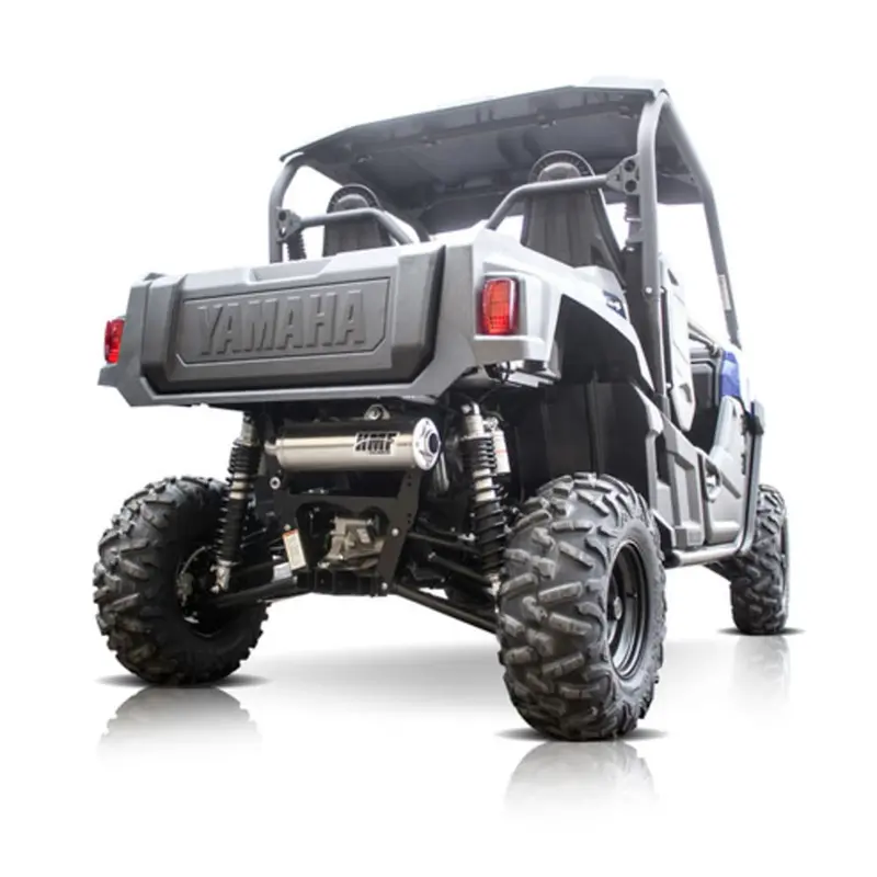 Hmf '16-'18 Yamaha Wolverine Titan-Xl Slip On Exhaust Systems - Blackout 2