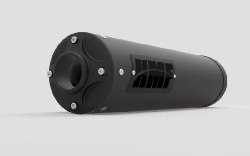 Hmf '16-'18 Yamaha Wolverine Titan-Xl Slip On Exhaust Systems - Blackout 2