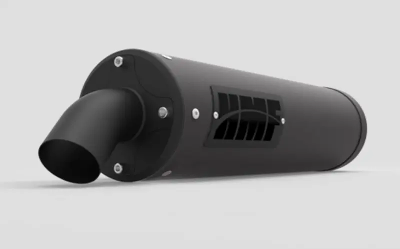 Hmf '16-'23 Honda Pioneer 1000 Titan Qs Slip-On Exhaust Systems - Blackout 1