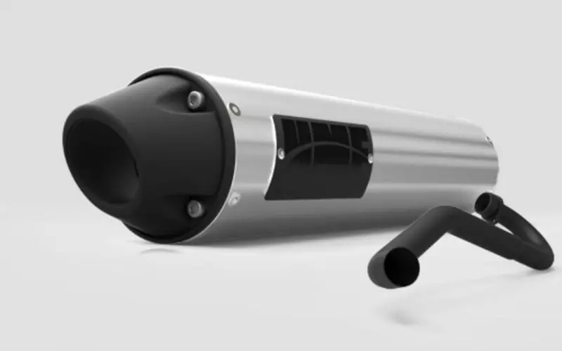 Hmf '18-'22 Polaris Rzr Rs1 Performance Series Big Core Full Exhaust Systems - Blackout 1