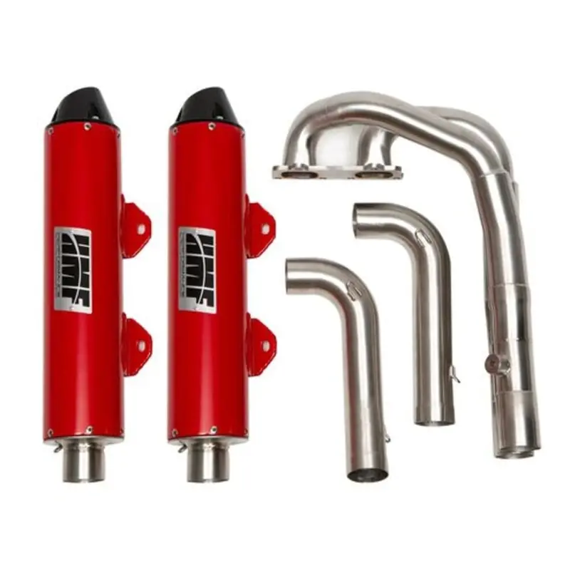 Hmf '18-'22 Polaris Rzr Rs1 Performance Series Dual Full Exhaust Systems 1