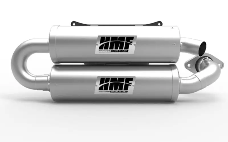 Hmf '18-'22 Polaris Rzr Rs1 Titan-Qs Twin Loop Exhaust Systems 1