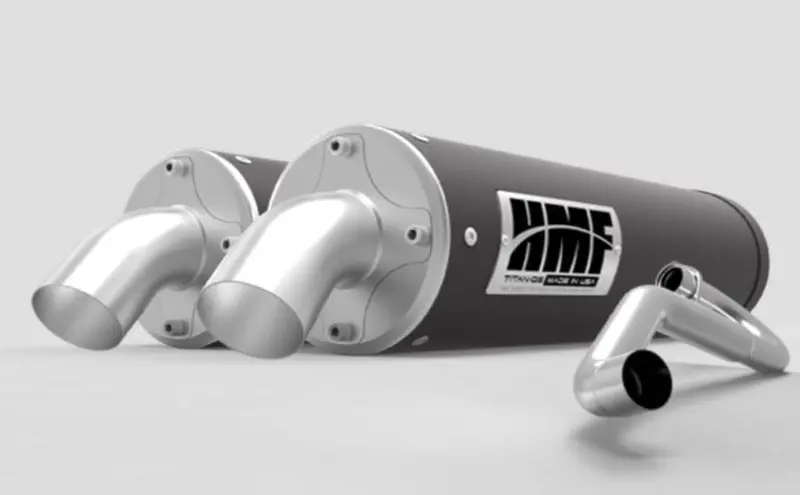 Hmf '20-'22 Polaris Rzr Pro Xp Dual Full (Turbo Back) Titan Exhaust 2
