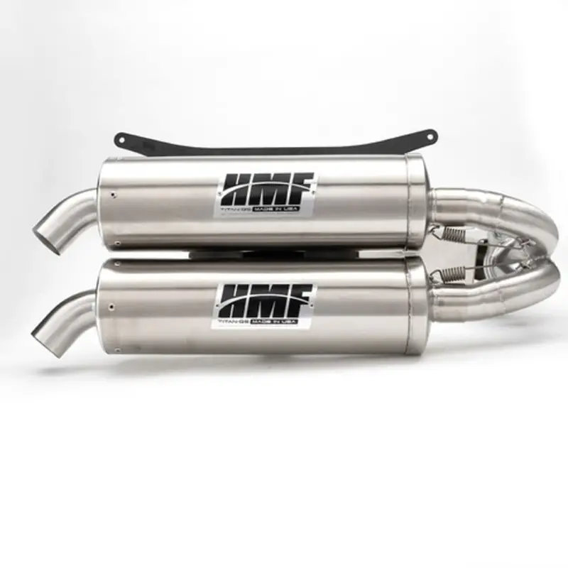 Hmf '20-'22 Polaris Rzr Pro Xp Dual Full (Turbo Back) Titan Exhaust 4