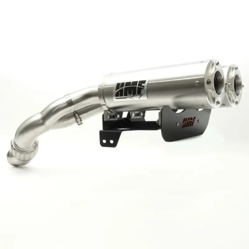 Hmf Can-Am Maverick R Big Core Dual Turbo Back Exhaust Systems 1