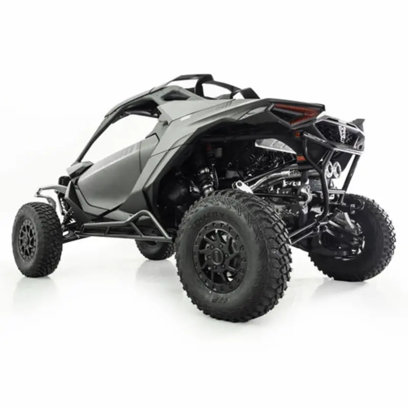 Hmf Can-Am Maverick R Big Core Dual Turbo Back Exhaust Systems 2