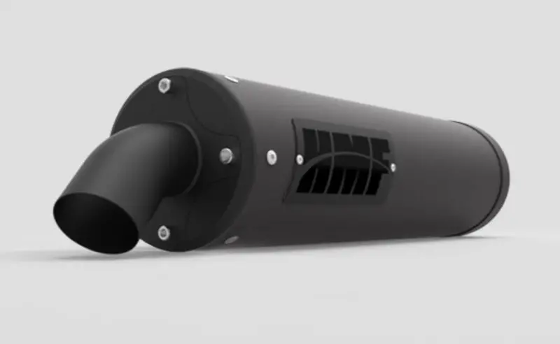 Hmf Can-Am Maverick Trail 1000 Slip On Exhaust Systems - Blackout 2