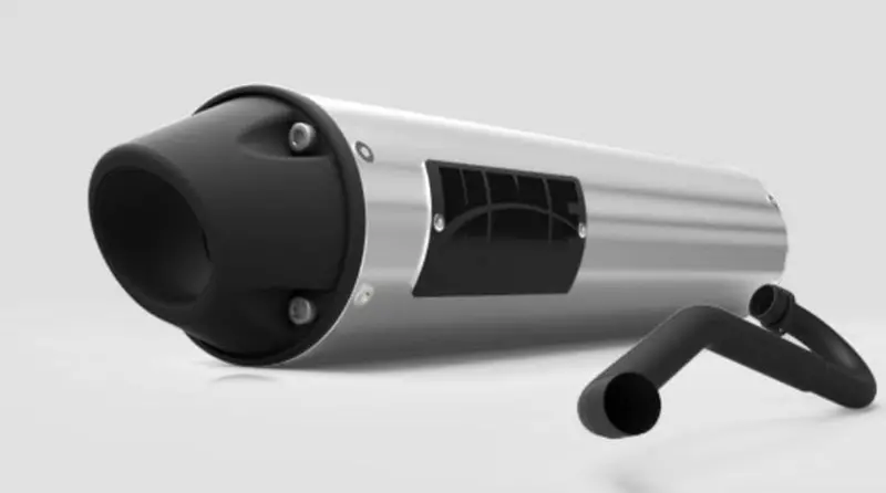 Hmf Can-Am Maverick Turbo Performance Big Core 3/4 Exhaust System - Blackout 2