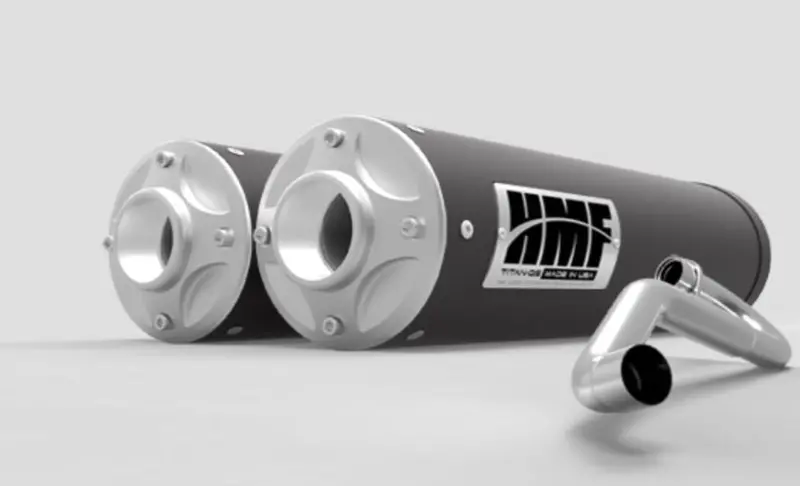 Hmf Can-Am Maverick X3 Titan Dual Full (Turbo Back) Exhaust Systems 2