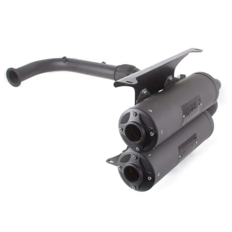 Hmf Can-Am Maverick X3 Titan-Qs Dual Full (Turbo Back) Exhaust Systems - Blackout 1