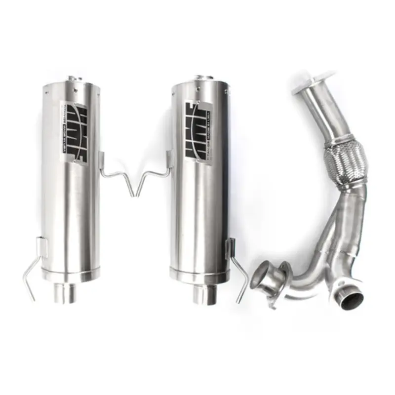 Hmf Can-Am Maverick Xds Turbo Titan-Qs Dual 3/4 Exhaust System 1