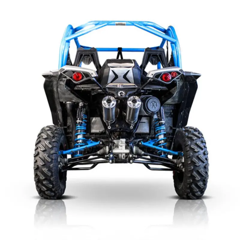 Hmf Can-Am Maverick Xds Turbo Titan-Qs Dual Slip On Exhaust System 1