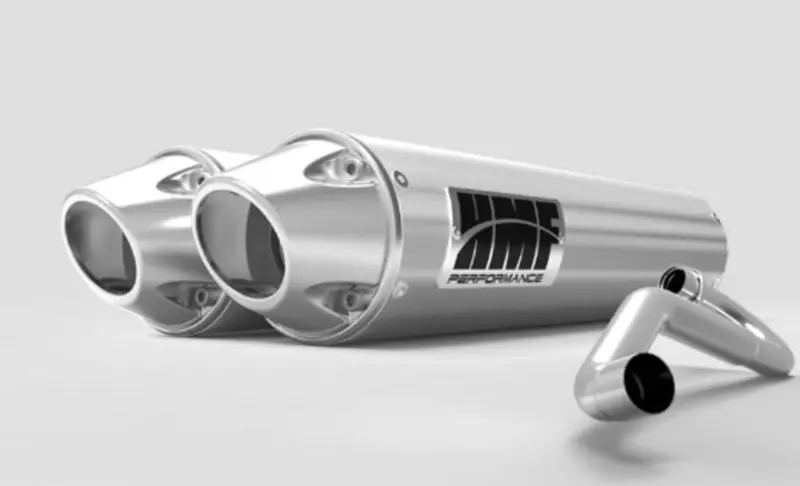 Hmf Polaris General Performance Series Dual Full Exhaust System 6