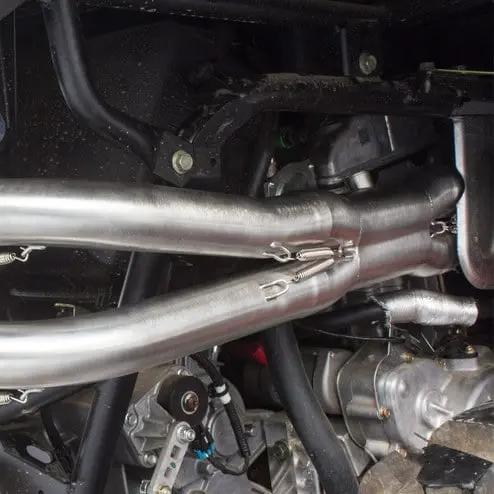 Hmf Polaris Rzr Xp 900 Performance Dual Full Exhaust System 2