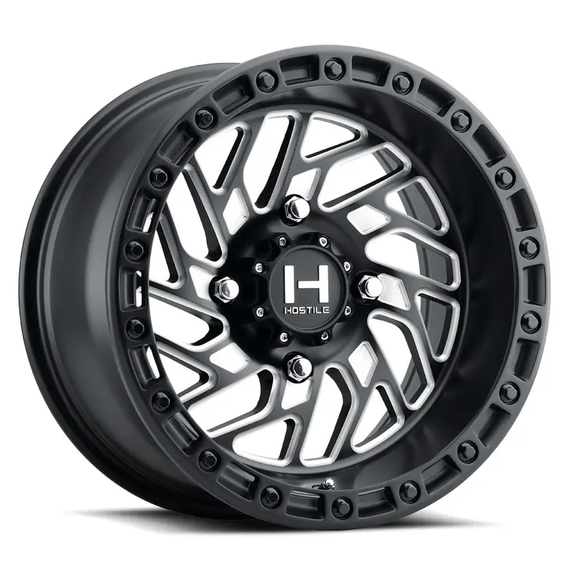 Hostile H116 Jigsaw Utv Wheel - Satin Black Milled 1