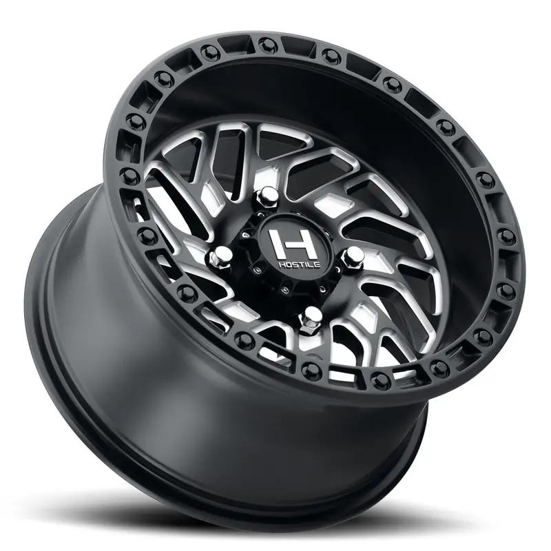 Hostile H116 Jigsaw Utv Wheel - Satin Black Milled 2