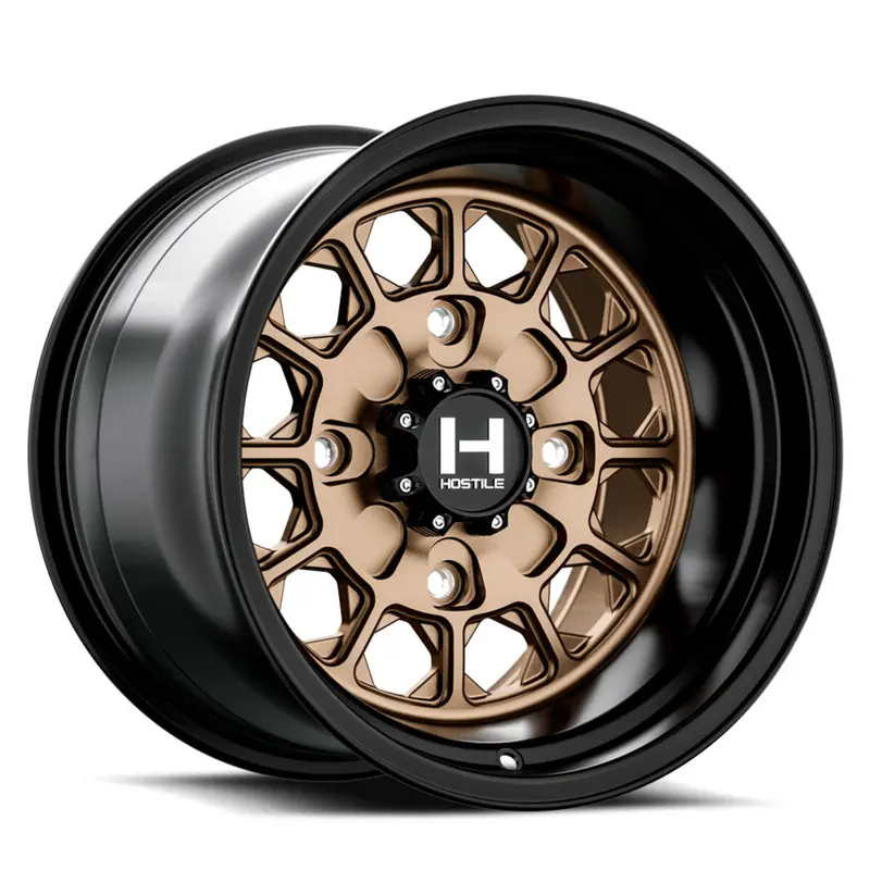 Hostile H125 Pismo 4 Lug Utv Wheel - Matte Bronze 1