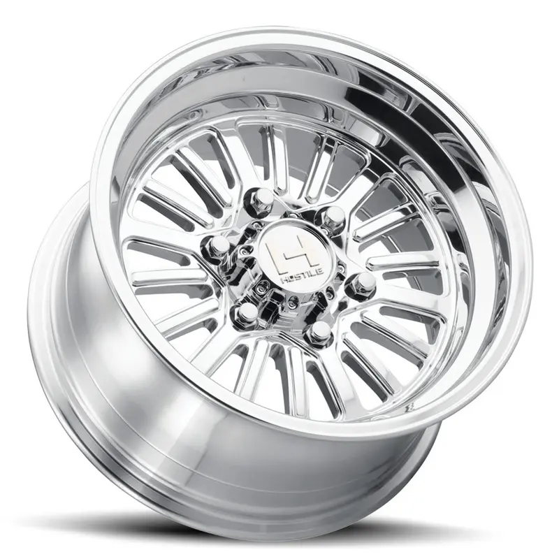 Hostile H127 Titan 6 Lug Utv Wheel - Polished 2