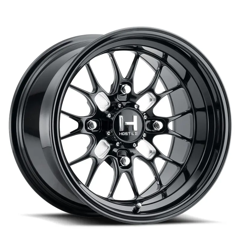 Hostile Hf11 Boost Utv Forged Wheel - Gloss Black Milled 2