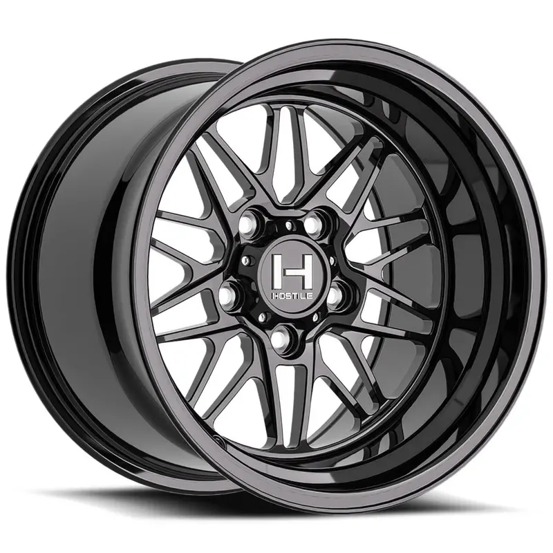 Hostile Hf26 Gecko 5 Lug Utv Wheel - Gloss Black 1