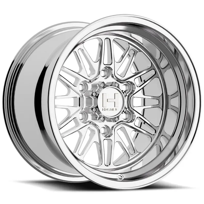 Hostile Hf26 Gecko 6 Lug Utv Wheel - Polished 1