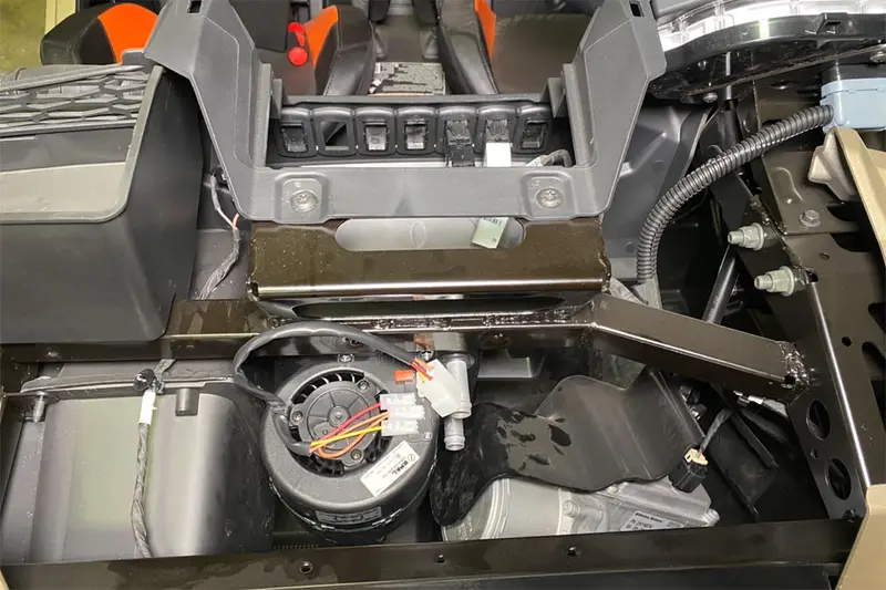 Inferno '21+ Polaris Rzr S 1000 Cab Heater With Defrost For Machines With Glovebox Subwoofer 2