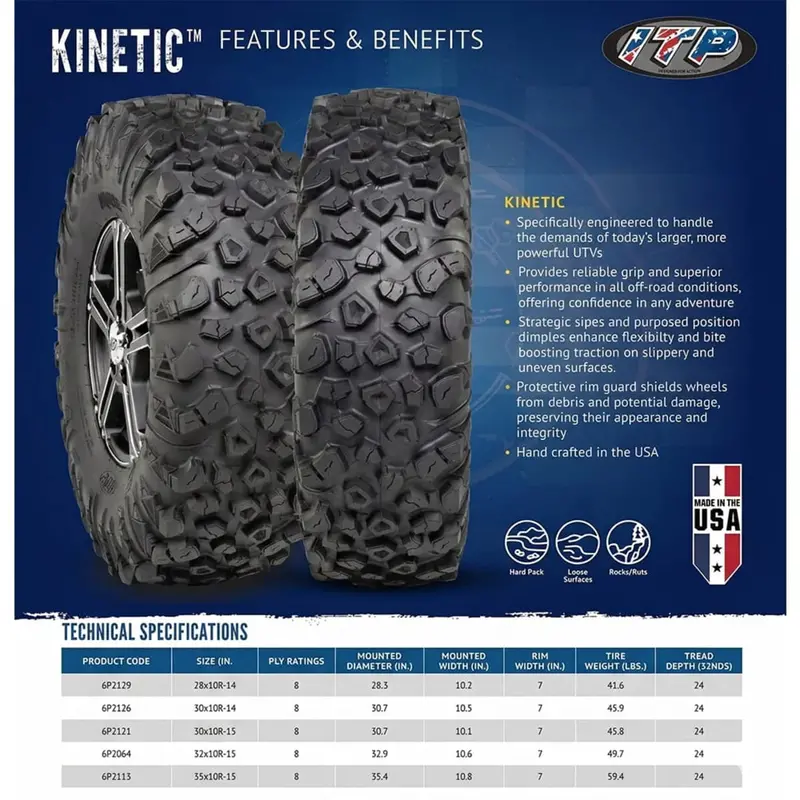 Itp Kinetic Utv Radial Tire 4