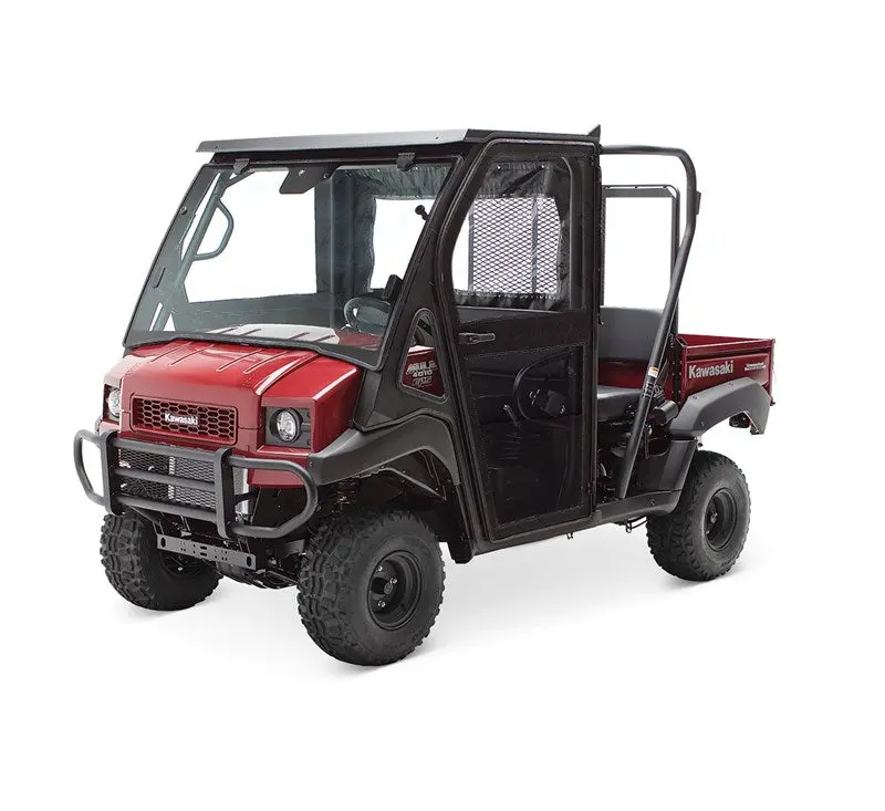 Kawasaki '26 Mule 4000 Trans Front Soft Door Set - Super Black 1
