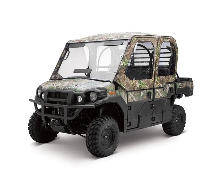 Kawasaki Mule Pro Soft Cab Enclosure - Soft Door Set - Real Tree Xtra Green 1