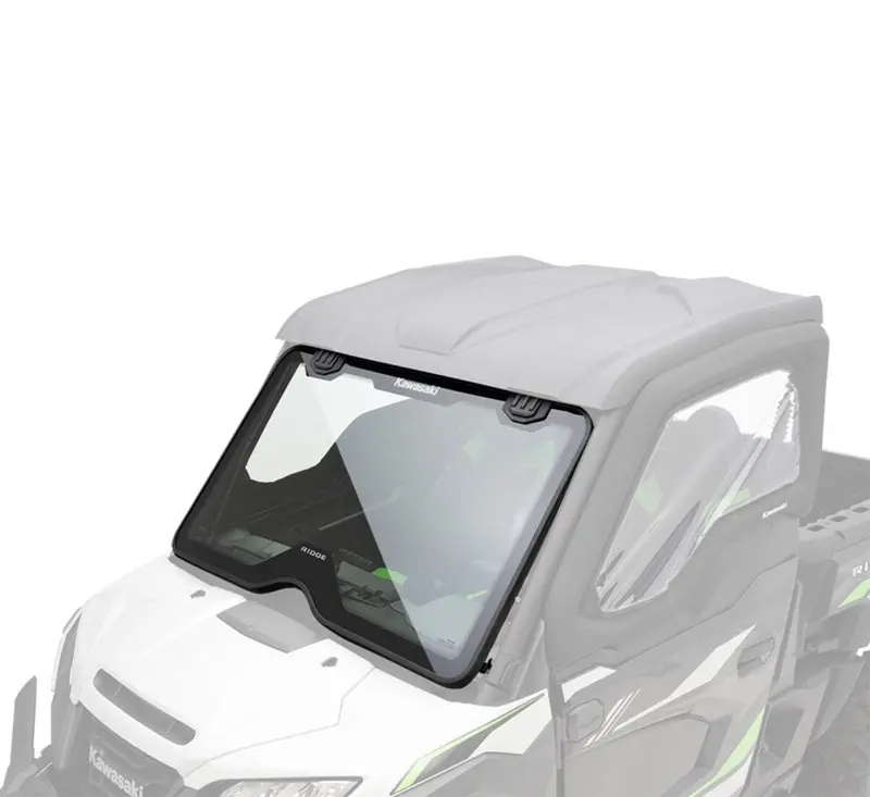 Kawasaki Ridge Glass Flip-Up Windshield 2