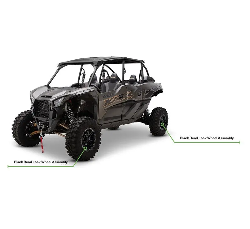 Kawasaki Teryx Krx 1000 Bead Lock Wheel Package - Black 2