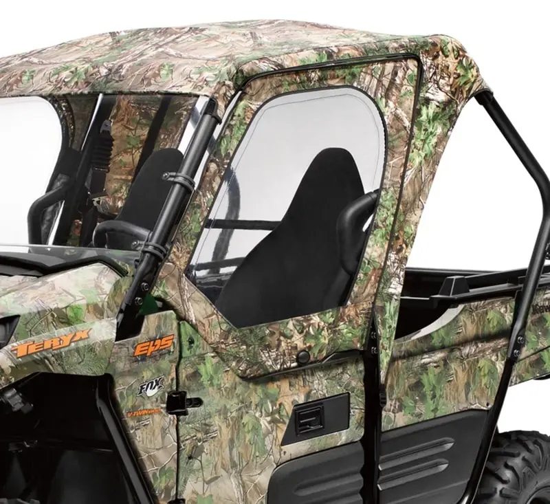 Kawasaki Teryx Realtree Xtra Green Soft Cab Enclosure Door Set 1