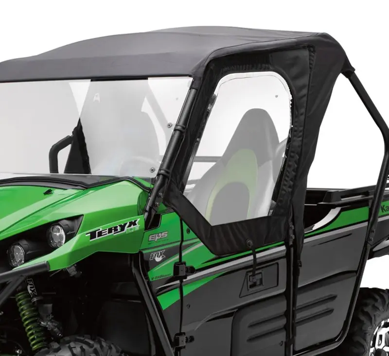 Kawasaki Teryx Soft Cab Enclosure Black Door Set 1