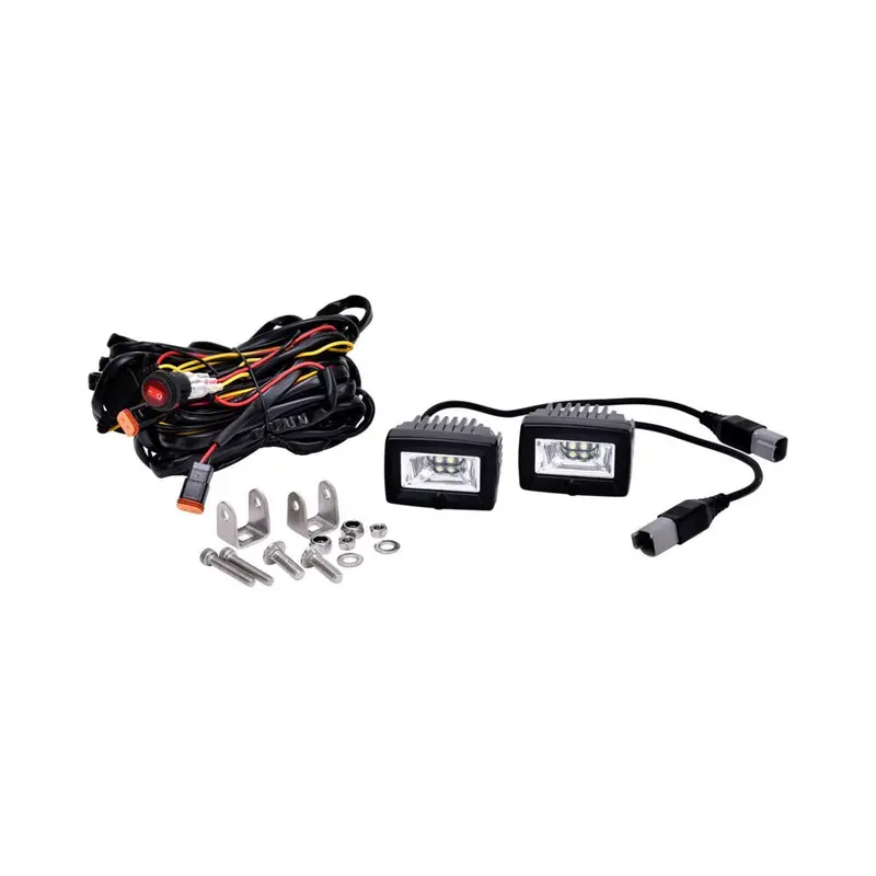 Kc Hilites 20W Flood Beam 2" C-Series C2 Led - 2 Light System 1