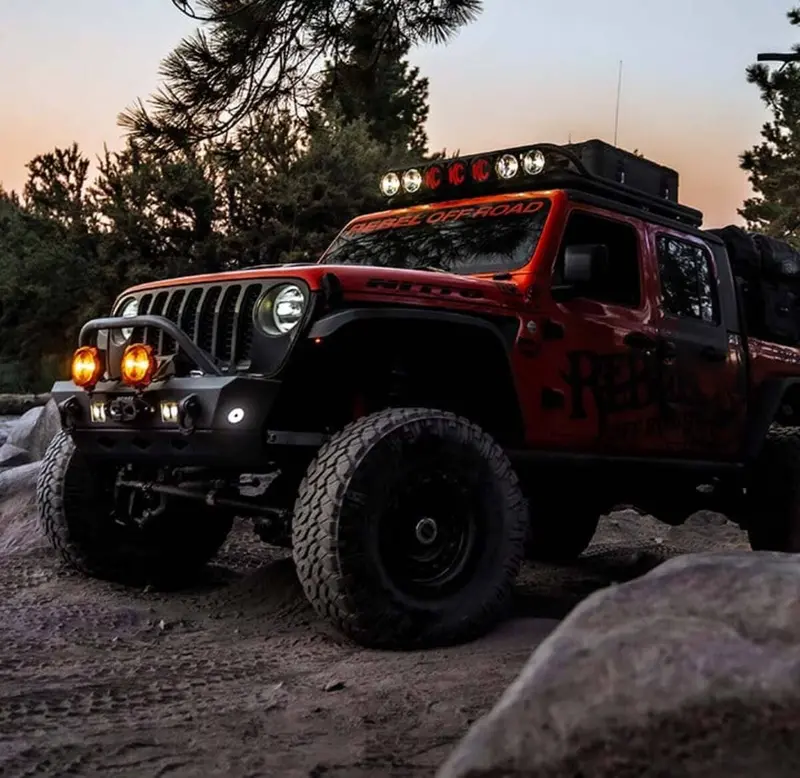 Kc Hilites Cyclone V2 Led 6 Rock Light Kit 2