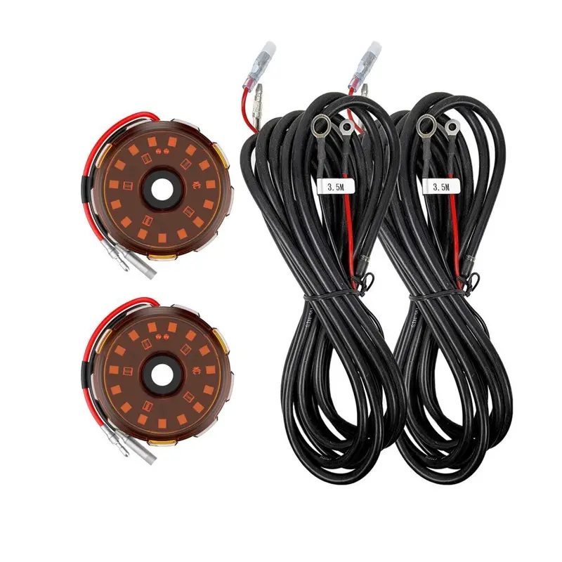 Kc Hilites Cyclone V2 Two Rock Light Kit - Amber 2