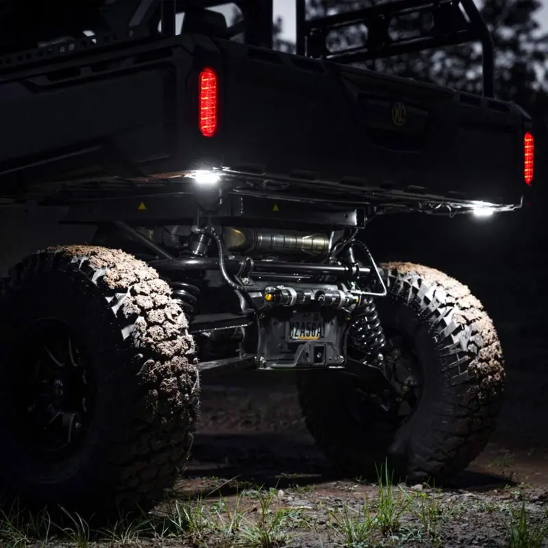 Kc Hilites Cyclone V2 Two Rock Light Kit - Clear 2