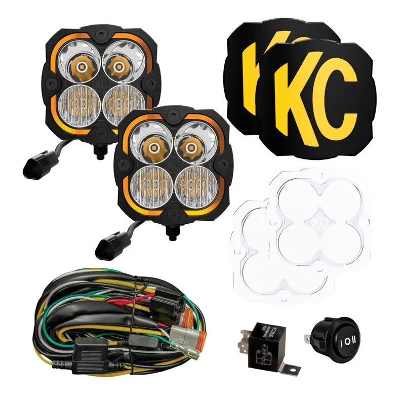 Kc Hilites Flex Era 4 - 2-Light Master Led Light Pod Kit 1
