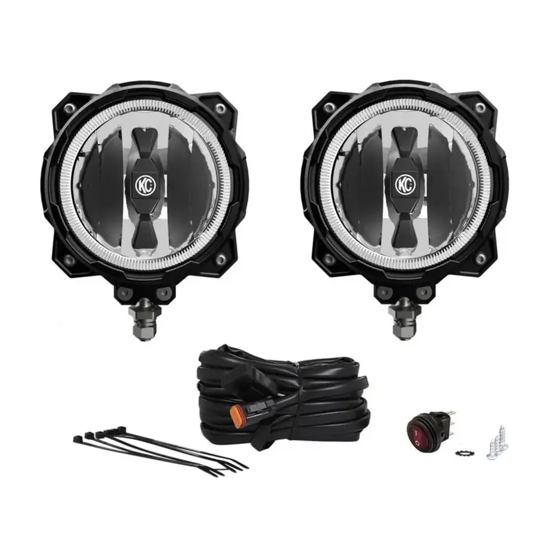 Kc Hilites Gravity Pro6 Led Single Pair Pack System 2