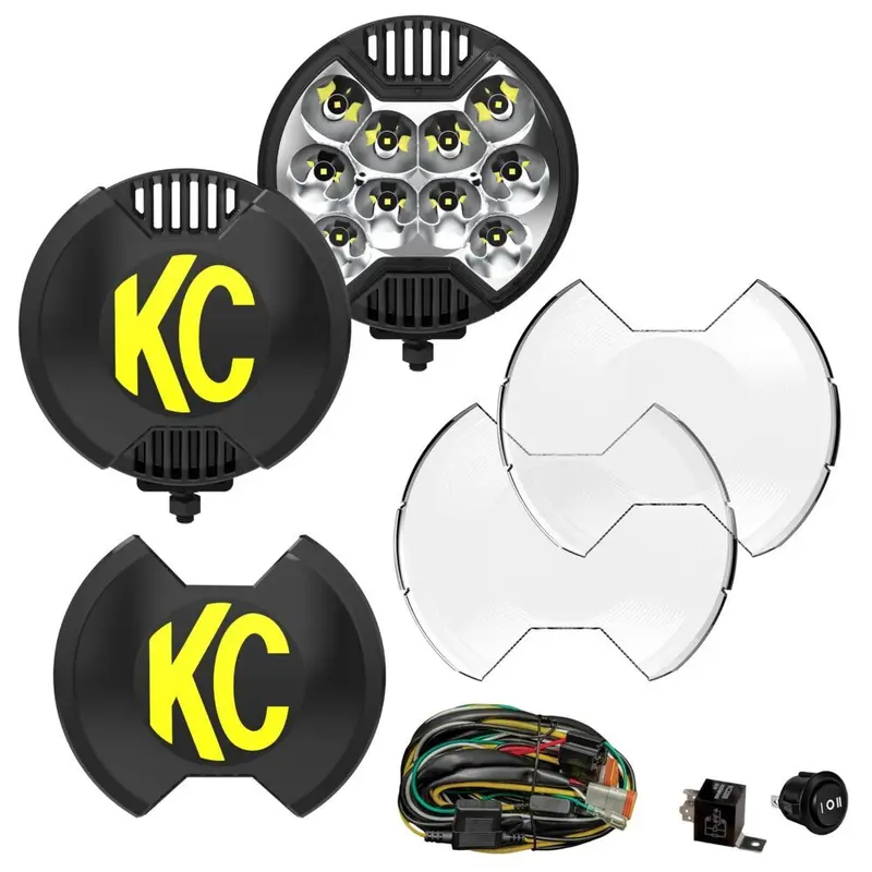 Kc Hilites Slimlite 6 Led Master Kit - Pair 1