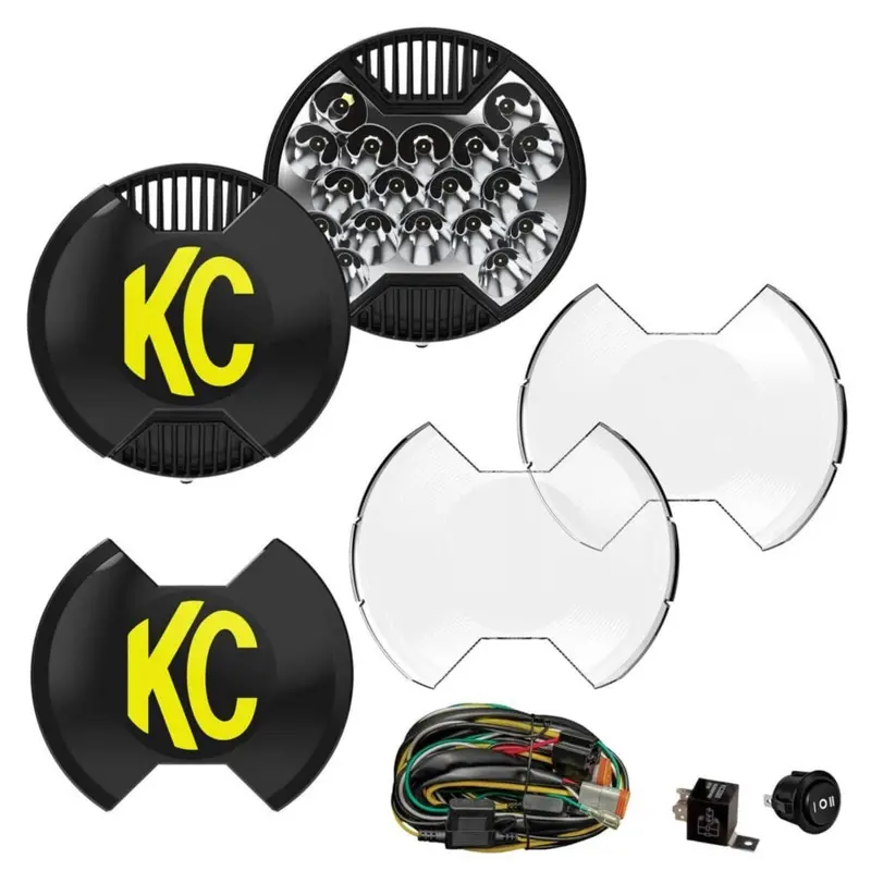Kc Hilites Slimlite 8" Led Master Kit - Pair 1