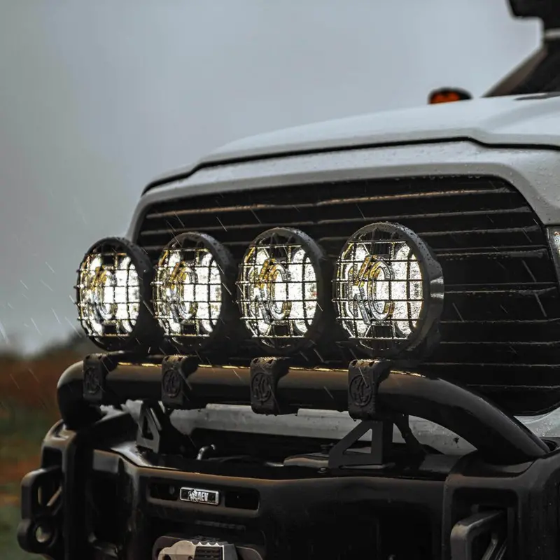 Kc Hilites Slimlite 8" Led Stone Guard - Black 2