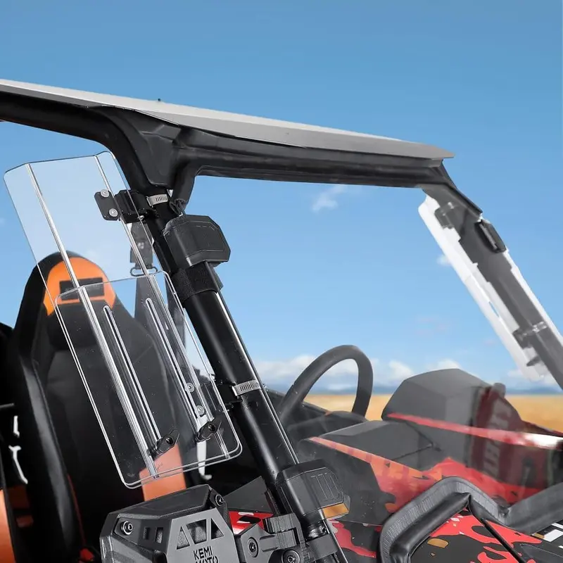 Kemimoto 1.5"-2.2" Roll Bar Utv Side Wind Deflectors - 2 Pcs 1