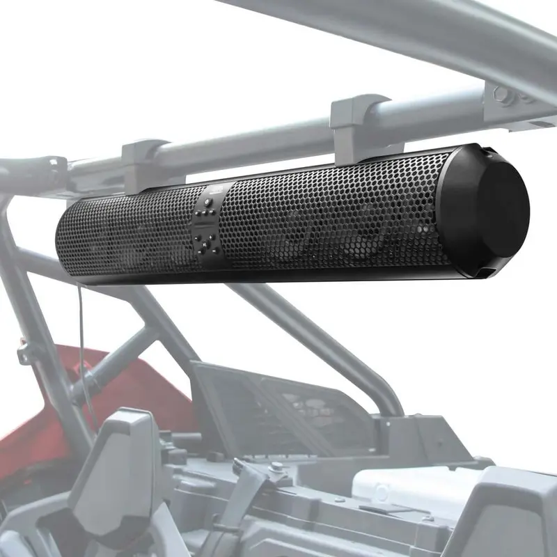 Kemimoto 1.65''-2'' Roll Bar Utv Bluetooth Sound Bar & Rear View Mirror 2
