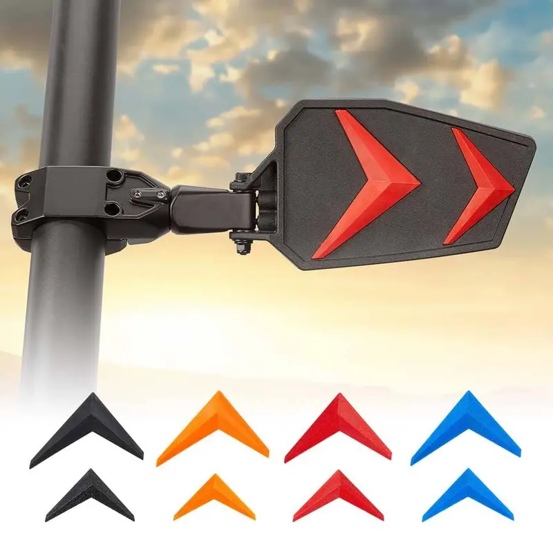 Kemimoto 1.75"-2'' Utv Roll Bar Universal Color Side Rear View Mirrors 2