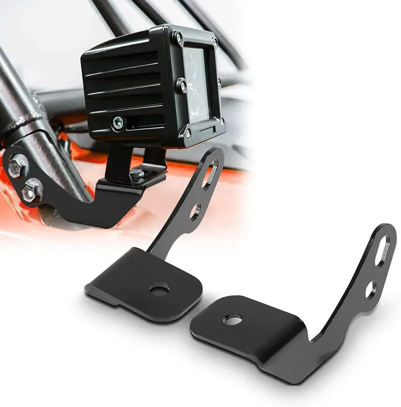 Kemimoto '14-'23 Polaris Rzr Xp 1000 A-Pillar Led Light Bracket Mount - Pair 2
