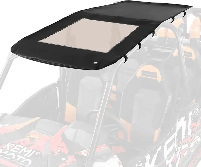 Kemimoto '14-'23 Polaris Rzr Xp 4 1000 Waterproof Soft Top Roof 1