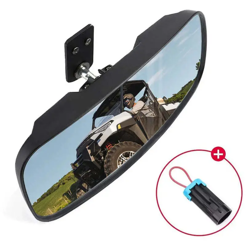 Kemimoto '15-'24 Polaris Ranger Xp 1000 Rear View Mirror & Side Mirrors 2